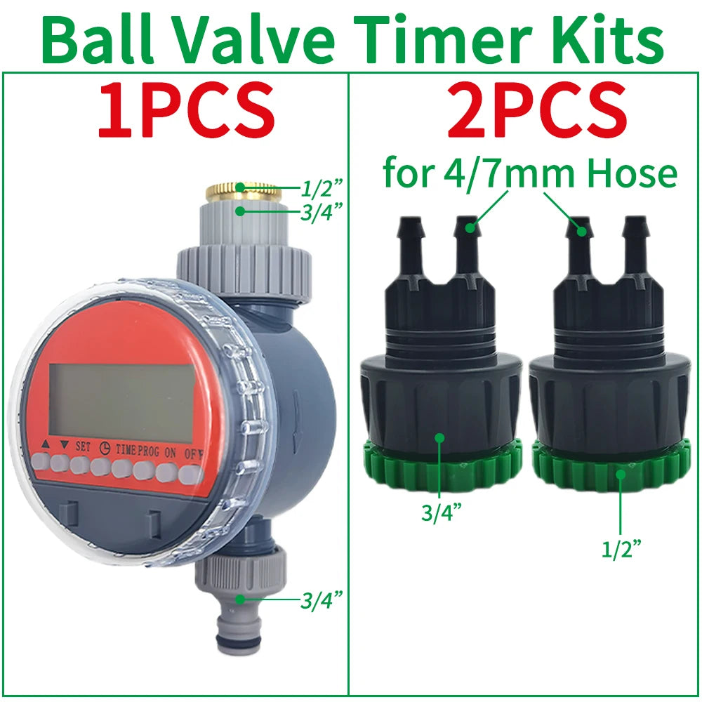 Oasis 5-50M Garden Micro Drip Irrigation Automatic Watering System Kit Controller DIY Mist Spray Cooling for Potted Plants Tools