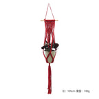 Hanging Plant Handmade Macrame Plant Hanger Flower Pot Planter Hanger Wall Decor Courtyard Garden Hanging Planter Hanging Basket