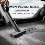 XIAOMI MIJIA Car Vacuum Cleaner 21kPa Suction,Type-C Fast Charg,150mL Dust Cup,For Home Wireless Vacuum Cleaners,2400mAh Battery