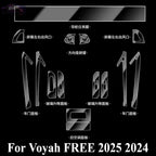 For Voyah FREE 2025 2024 Car Interior Film Transparent TPU Gear Panel GPS Navigation Center Console PPF Protection Accessories