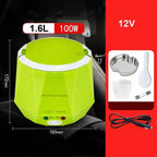 1.6L Mini Rice Cooker Heating Lunch Box Portable Constant Temperature Food Steamer Multifunction Pot For Car Truck 12/24V
