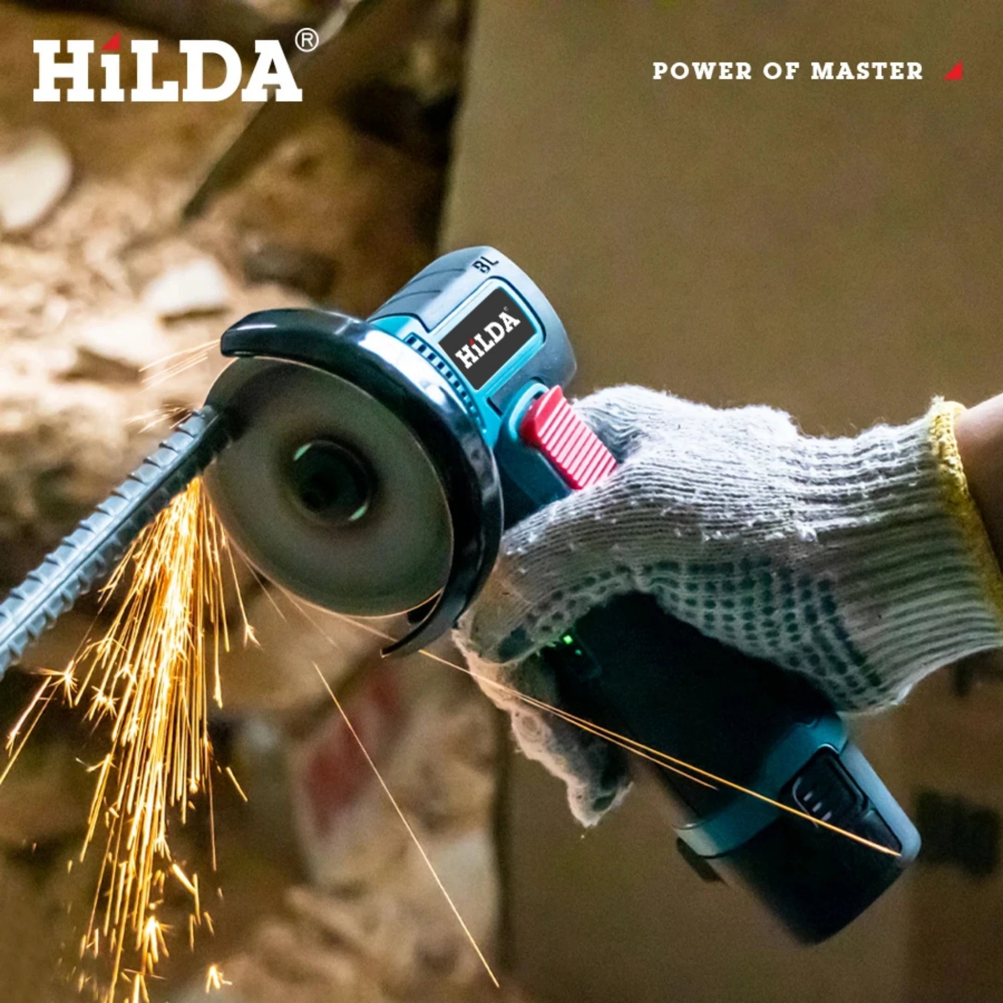 HiLDA 12V/3 Inch Lithium Electric Angle Grinder Mini Small Household Handheld Cutting Machine Polishing Machine
