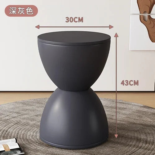 Minimalist Nordic Dressers Stool Plastic Design Apartment Shoes Changing Children Foot Stool Relax Muebles Trendy Furniture