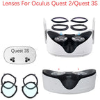 Myopia Lens Protection VR Eyeglass for Quest 3S Prescription Lenses Anti Blue Quest 2 Myopia Lens VR Glasses Accessories