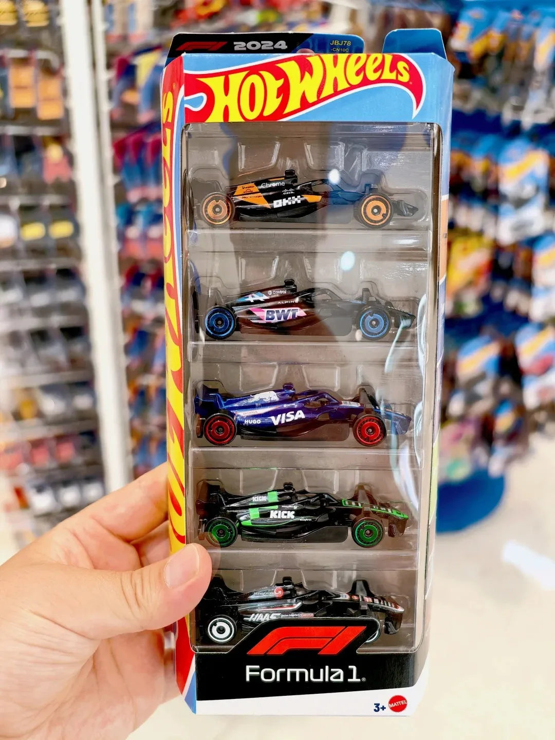 New In Stock Hot Wheels X Formula 1 Jln11 Collectible Car 1/64 Toy Set 5 Packs Diecast Vehicle Gift