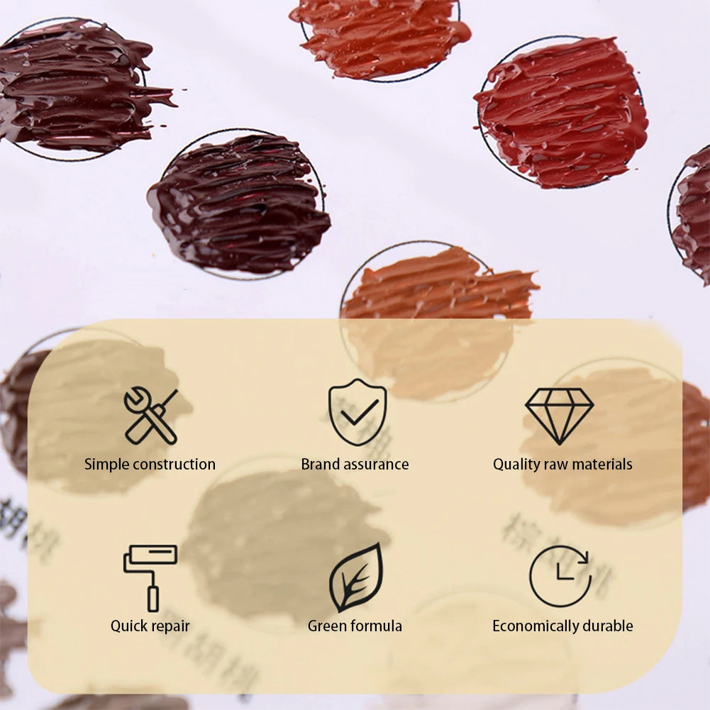 25g Wood Paint Repair Paste Scratches Cracks Restoring Cream For Wardrobes Desks Wooden Floors Wood Repair Wood Stain