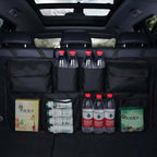 Multi-Pocket Car Back Seat Hanging Organizer Storage Bag with 9 Pockets Waterproof Oxford Cloth Auto Back Seat Bag Universal