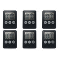10-1PC Mini Electronic Timer Stopwatch LCD Display for Sports Exercise Baking Cooking Digital Timer Multi-Function Kitchen Timer