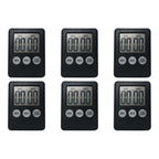 10-1PC Mini Electronic Timer Stopwatch LCD Display for Sports Exercise Baking Cooking Digital Timer Multi-Function Kitchen Timer