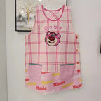 Miniso Hello Kitty Polyester Cotton Adult Apron Women Men Household Kitchen Product Avental De Cozinha Delantal Cocina