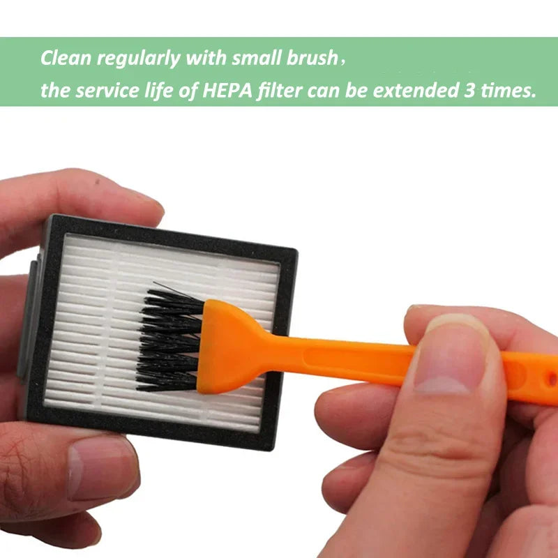 For iRobot Roomba i3,, i4, i6, i6+, i7, i7+, i8, i8+, E5, E6, E7,Vacuum Cleaner Part Hepa Filter Main Side Brush Replacement