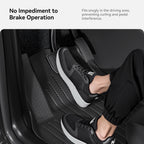 YZ For Tesla Model Y Juniper 2025 TPE Floor Mat Carbon fiber pattern Car waterproof Anti-Slip Trunk Floor Liner Backrest Mats
