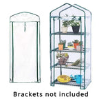 Garden Warmer Cover PVC Flower and Plant Insulated Warming Shed Greenhouse Warming Sunroom Insulated Rainproof Trellis