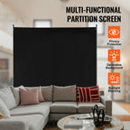 SucceBuy 1/3/4/6Panels PET Polyester Soundproof Screen Folding Privacy Portable PartitionDivider for RoomSeparation Freestanding