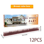 43CM Plastic Anti-Bird Spikes Bird Repeller Anti-theft Bird Proof Prevent Pigeon Cat Thorn Boxed Package Pest Control Tools