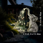Elephant Solar Garden Light Elephant Hanging LED Solar Lantern Solar Elephant IP44