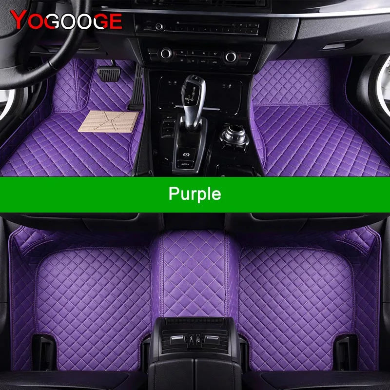 YOGOOGE Custom Car Floor Mats For Ford Focus MK3 2012-2018 Auto Carpets Foot Coche Accessorie