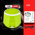 1.6L Mini Rice Cooker Heating Lunch Box Portable Constant Temperature Food Steamer Multifunction Pot For Car Truck 12/24V