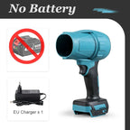 BABEQ 1500W Electric Jet Fan Turbo Air Blowers 200M/S Violent Car Dryer Handheld Dust Leaf Blowing Tool for Makita 18V Battery