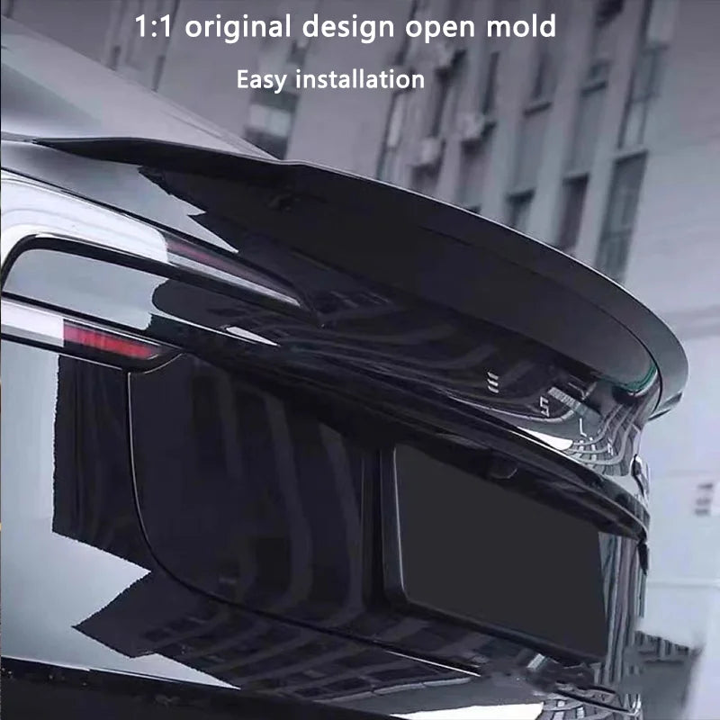 High Performance Real Carbon Fiber Spoiler for Tesla Model 3 Highland 2025 2024 Car Original Rear Trunk Tail Wing Car Accessory