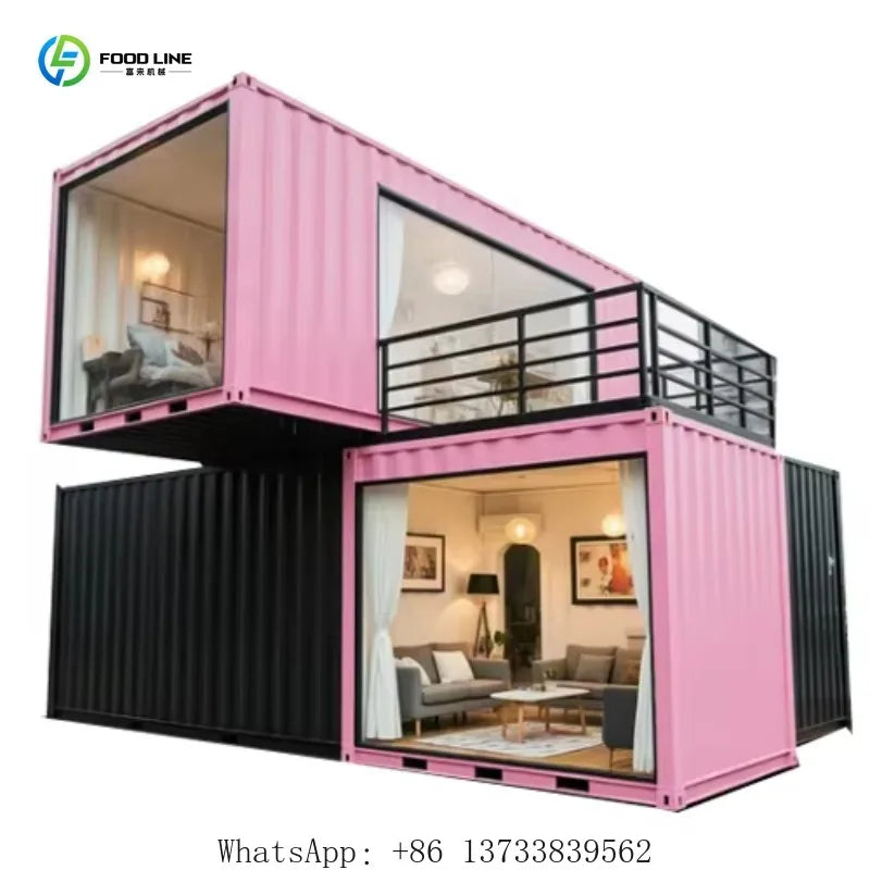 Customized Outdoor Kitchen Color Container Prefabricated Mobile Store Modular Complete Transport Container House
