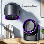 Portable Desktop Fan USB Charging Silent Office Desktop Digital Displa