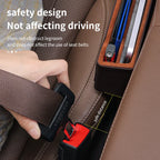 For Subaru Brz Ascent Forester Impreza Legacy Outback WRX XV Car Sewn Seat Gap Crevice Slot Leather Storage Box Auto Accessories