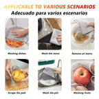Kitchen Steel Wire Scrubber Oil Repellent Dish Washing Cloth Reusable Pot Friendly Cleaning Scourer Pad