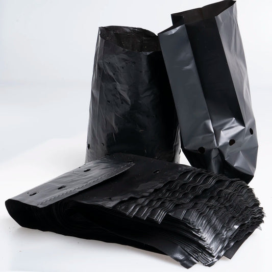 10-100 planting bags PE polybags vegetable nursery bags garden plastic bags peanut thickened planting bags nursery pots