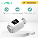 EZAIOT Tuya ZigBee Thermostat Radiator Actuator Smart TRV Thermostatic Valve Temperature Controller Support Alexa Google Home