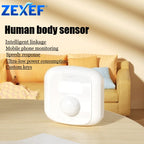 ZEXEF Tuya WiFi Zigbee Human Motion Sensor Smart Home PIR Motion Sensor Detector With Light Sensor Scene Switch