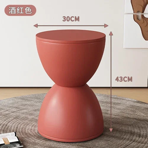 Minimalist Nordic Dressers Stool Plastic Design Apartment Shoes Changing Children Foot Stool Relax Muebles Trendy Furniture