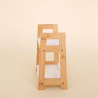 Japanese Minimalist Bamboo Kitchen Spice Rack Multi-Functional Storage Organizer for Tabletop Counter Shelf
