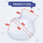 KSMBLPS Pouring Shield for Kitchenaid 5.5 Quart, Pouring shield for kitchenaid 6 Quart &5, 7, 8 Qt Stainless Steel Bowl, kitchen