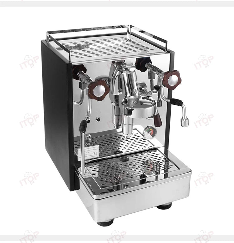 ITOP Coffee Machine Express Coffee Maker E61 Brewing Double Boiler Rotary Pump Copper Pipe 2000W N.W. 32kg 220-240V 50-60Hz