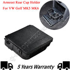Car Armrest Rear Cup Holder Cup Mount Black For VW Golf MK5 MK6 2006 2007 2008 2009 2010 2011 OEM 1K0862532 1K0862532C Auto Part