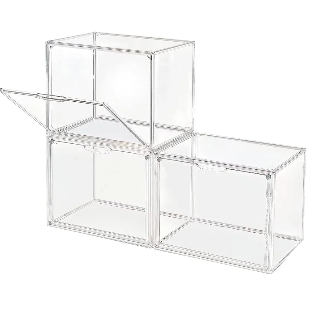 Clear Large Capacity Acrylic Storage Box Organizer for Figures, Toys, Makeup