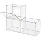 Clear Large Capacity Acrylic Storage Box Organizer for Figures, Toys, Makeup