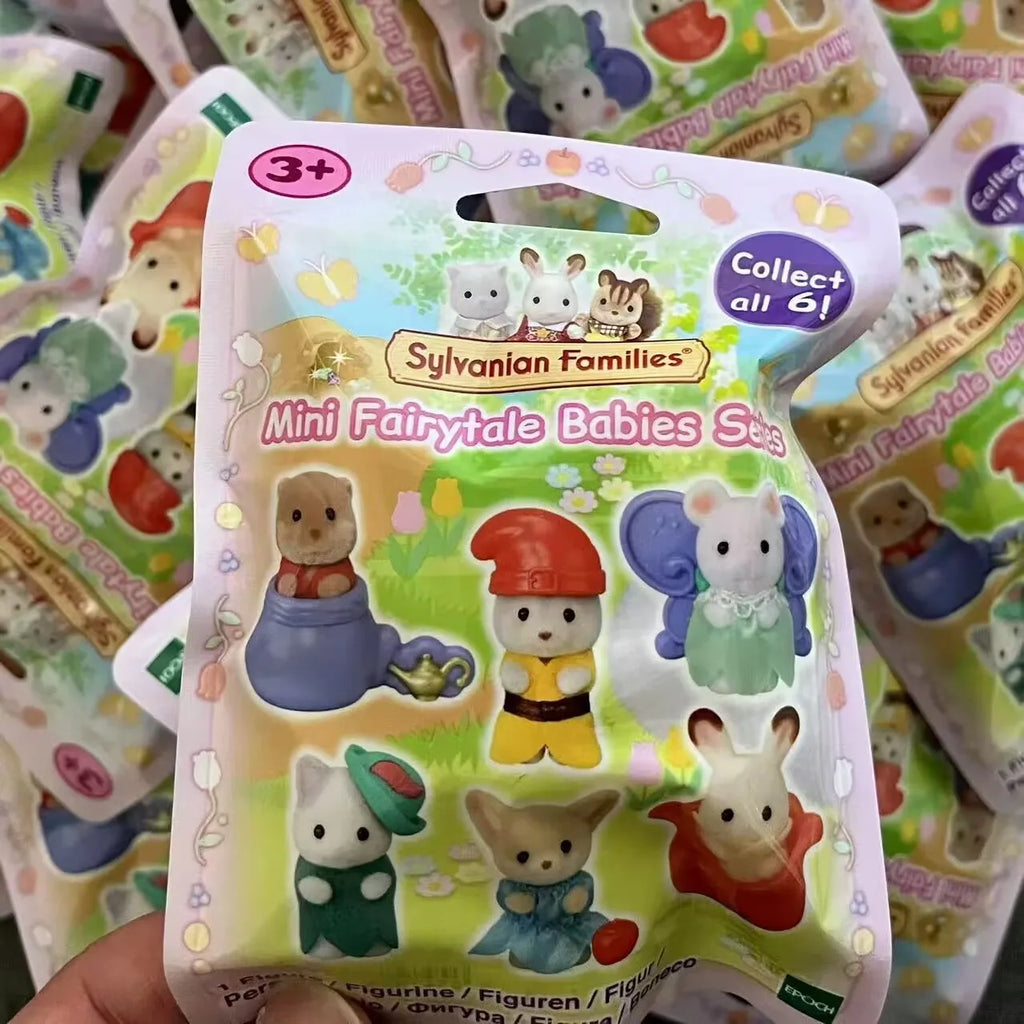 In Stock Casa Sylvanian Families Kitchens Toy For Girl Mini Fairy Tale Party Children'S Toys Kids Girls Miniature Food Blind Bag