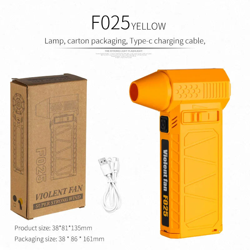110000RPM Turbofan High Power Handheld Portable Air Blower Air Duster Motor Variable Speed Dust Blower Brushless Cleaning Tool