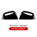 Tesla Model 3/Y ABS Carbon Fiber Look Side Rearview Mirror Cover