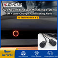 2025 Newest Model Y Blind Spot Monitoring System for Tesla LED BSD Warning Light Lane Change Overtaking Alert Door Open Reminder
