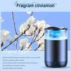 Smart Induction Car Aromatherapy Diffuser Auto On/Off Mist Maker Fogger Portable USB Rechargeable Fragrance Diffuser with Light