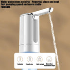 Foldable bottled water pump Rechargeable Multifunctional Drinking Water Pump Button Control Portable Electric Water Dispenser