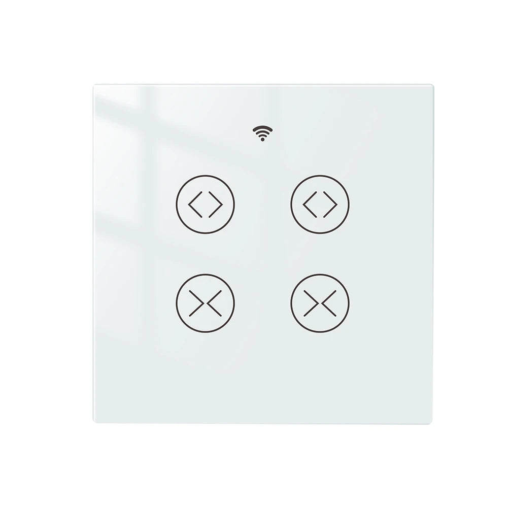 MOES Tuya Smart Life WiFi RF 2 Gang Double Curtain Blind Switch for Roller Shutter Electric Motor With Google Home Alexa