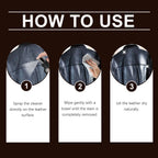 100/200ml Leather Jacket Cleaner & Conditioner - Professional Grade for Jackets, Sofas & Bags - Stain Remover, Restores Color