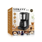 SK125 Drip Coffee Maker, Anti-Drip Pot, 900ML Quick Heating, Easy To Operate, Thermostatic Base, Household Tea
