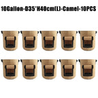 5/10Gallon Felt Plant Grow Bags Nonwoven Fabric Garden Potato Pot Greenhouse Vegetable Growing Bags Moisturizing Vertical Tools