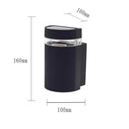E27/GU10 Outdoor Lights Lighting Wall Light Waterproof Up Down Aluminum Garden Light Double Head Wall Lamp Corridor Lighting