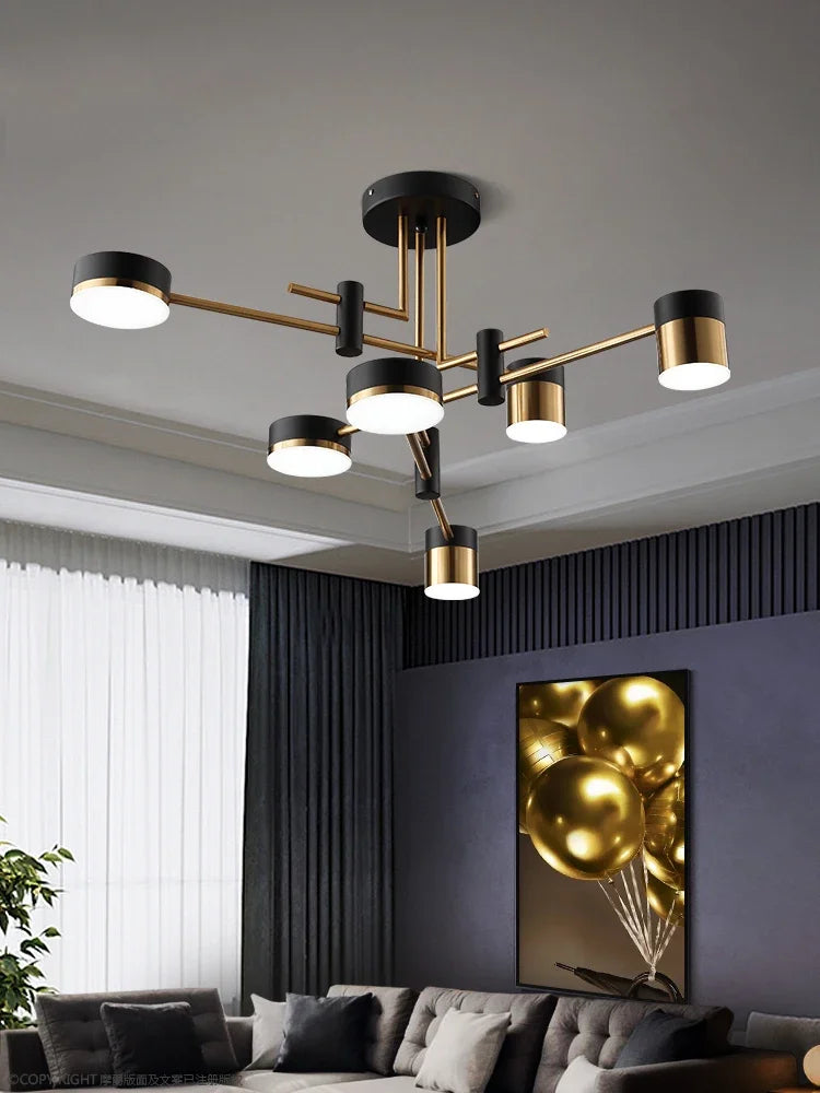 Nordic Chandelier Living Room Restaurant Lamp New Light Luxury Modern Minimalist Dining Room Creative Bedroom Lamp  Home Decor